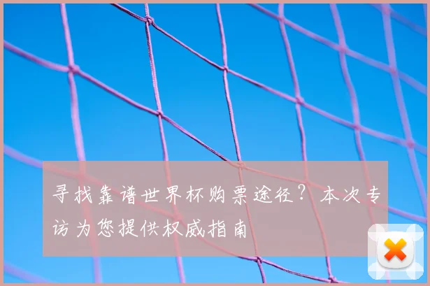 寻找靠谱世界杯购票途径？本次专访为您提供权威指南